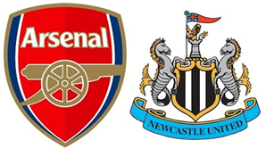 Which players were on the books of both Arsenal & Newcastle United? 2 Arsenal and New Castle