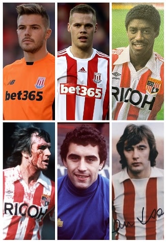Stoke City England Caps