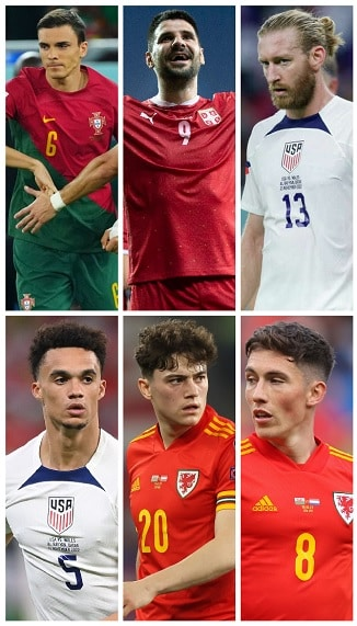 Who were the six Players at the 2022 FIFA World Cup Finals affiliated to Fulham FC? 2 Fulham players n the world cup