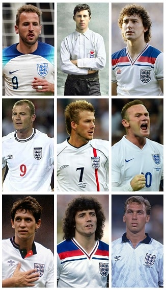 England Captain Goals