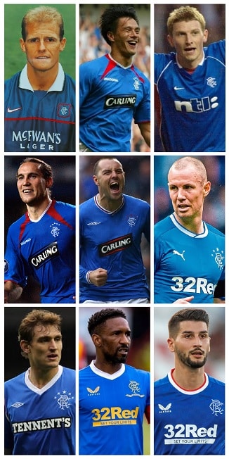 Rangers FC Number Nines