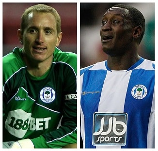 Wigan Athletic England Caps