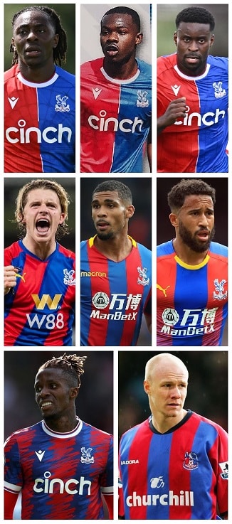 Question of the Day October 2023 13 Crystal Palace England Caps