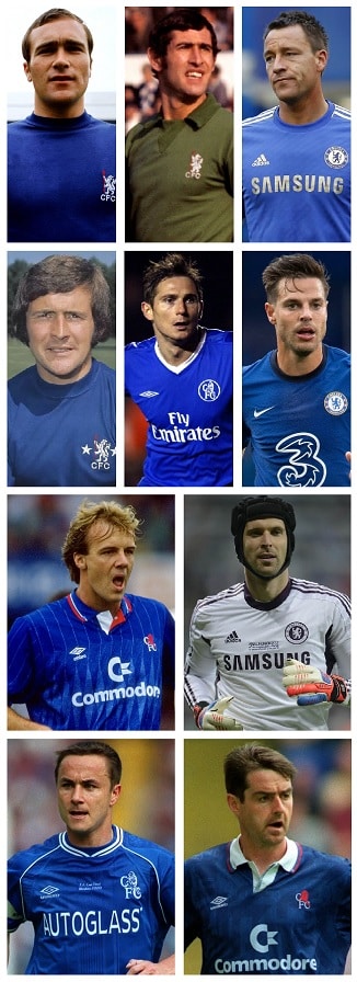 Question of the Day October 2023 31 Chelsea Top League Appearances