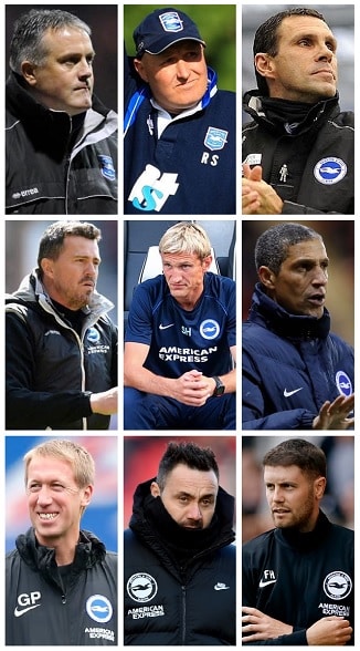 Question of the Day November 2024 2 Brighton & Hove Albion Managers