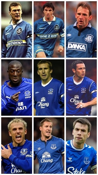 Question of the Day November 2024 14 Everton Club Captains