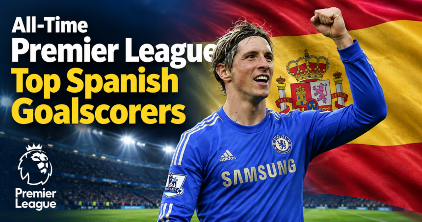All-Time Premier League Top Spanish Goalscorers