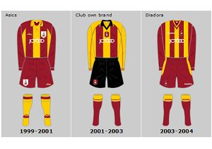 Bradford City Home Kits 11 image 392
