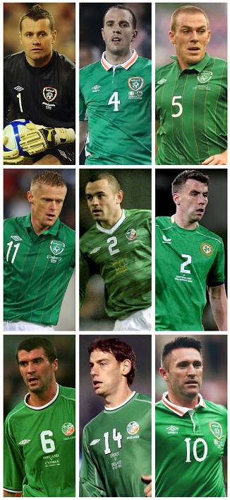 Question of the day March 2025 8 Ireland PL Appearances