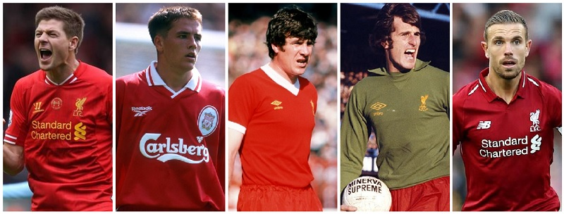 Which five players won the most England Caps while with Liverpool FC? 2 image 57