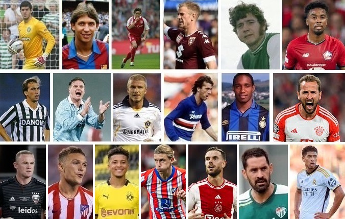 England Players Affiliated with Foreign Clubs 90 England Players Capped while with Foreign Clubs