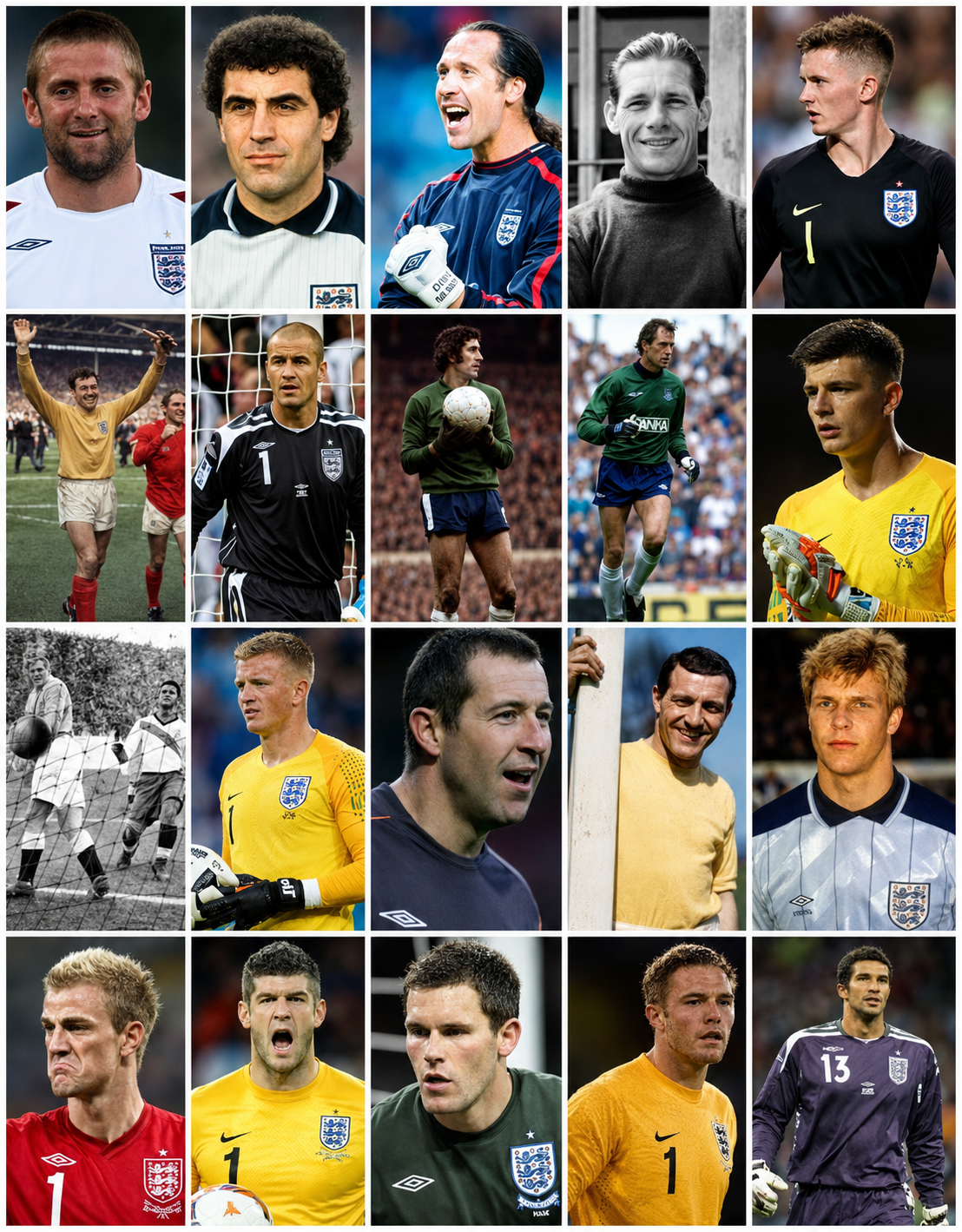 England Goalkeepers' All-Time Records & Statistics 1 England Goalkeepers