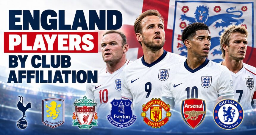 England Players by Club Affiliation | Full England Internationals