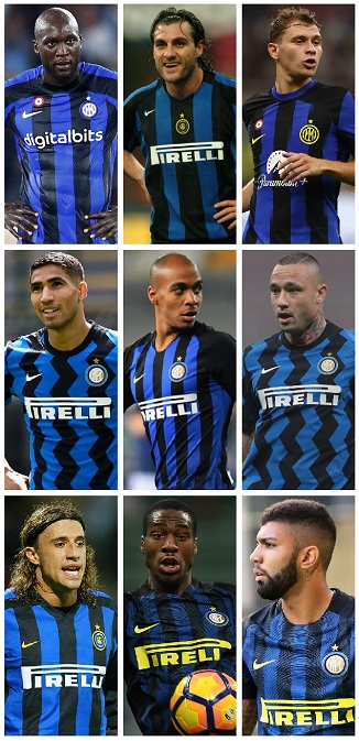 Inter Milan most expensive Transfers