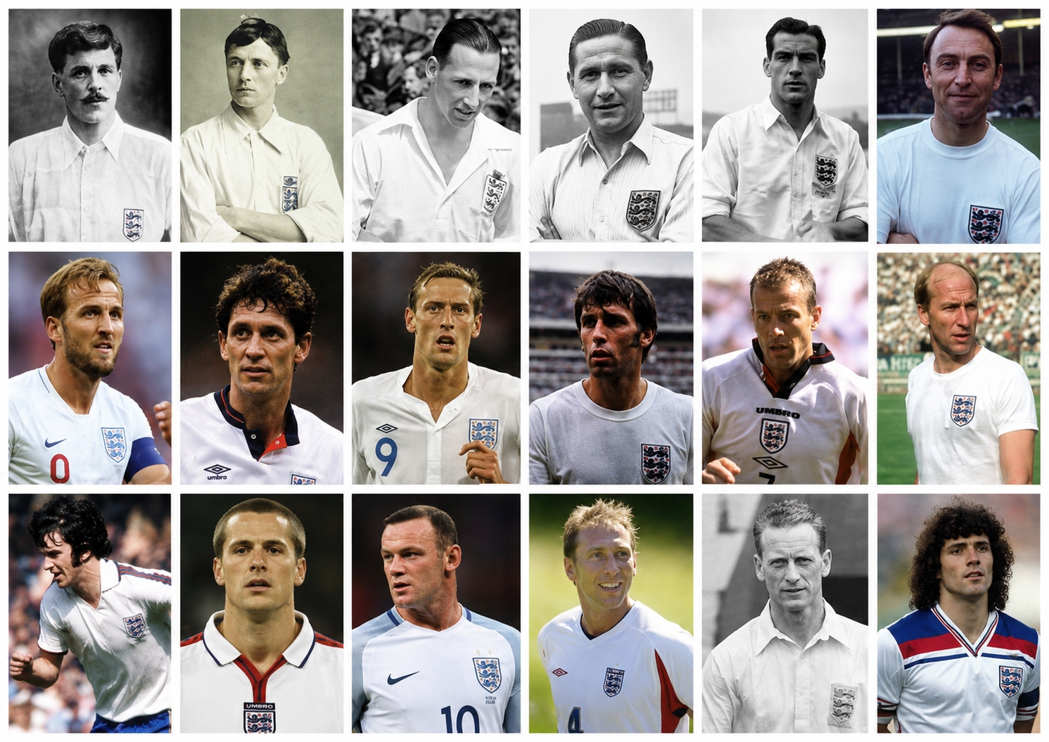 England Top Goalscorers 1 England Top Goalscorers