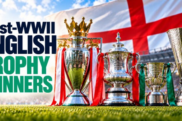 Post-WWII English Trophy Winners