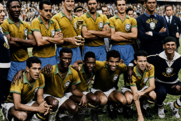 FIFA World Cup Finals 1958 Sweden 2 Brazil team that won the 1958 World Cup