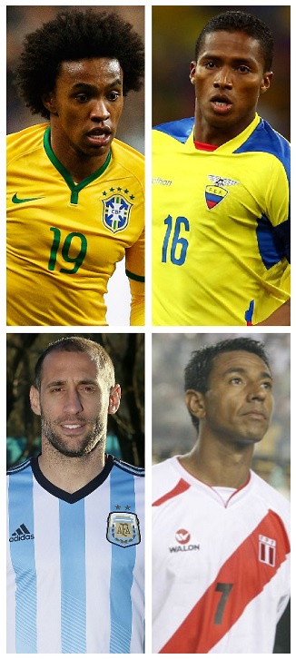 Question of the Day July 2025 6 South Americans with over 300 Premier League Appearances