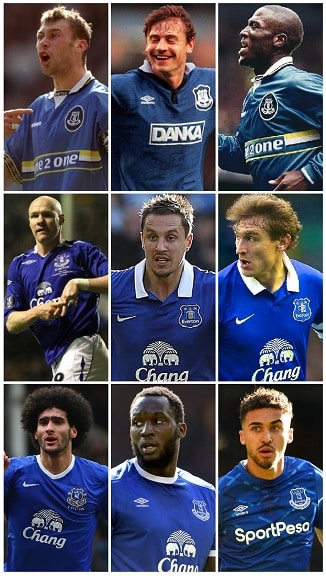 Which Premier League Players of the Month won with Everton FC? 1 Everton Premier League Player of the Month