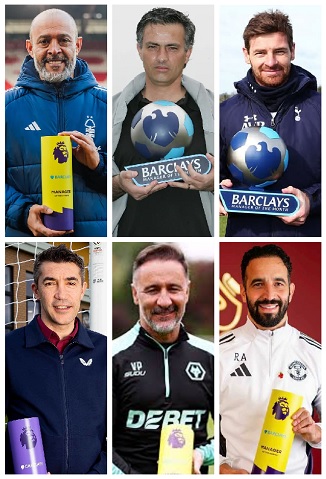 Question of the Day November 2025 22 Portugal Premier League Mangers of the Month