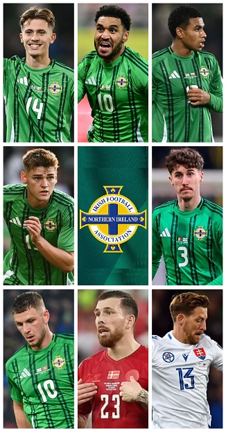 Question of the Day December 2025 12 Northern Ireland 2025 Goalscorers