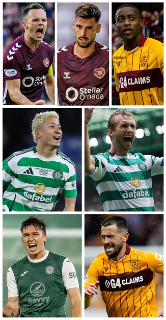 Question of the Day December 2025 11 Scottish Premiership 2025-26 Highest Goalscorers