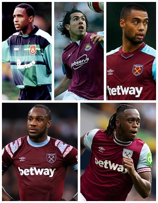 Question of the Day December 2025 7 West Ham United Foreign Hammers of the Year Winners