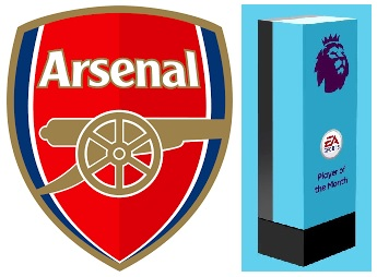 Who were the last five footballers to win the Premier League Player of the Month Award with Arsenal FC? 3 image 14