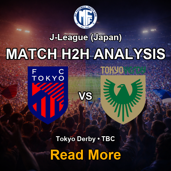 Tokyo Derby Head-to-Head | FC Tokyo vs Tokyo Verdy History & Stats 13 Tokyo Derby