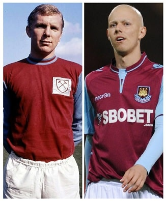 Why will you never see a West Ham United Player wearing the Number 6 or Number 38 Shirt? 1 West Ham United Player wearing the Number 6 or Number 38 Shirt