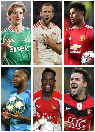 English UEFA Champions League Hat-Tricks