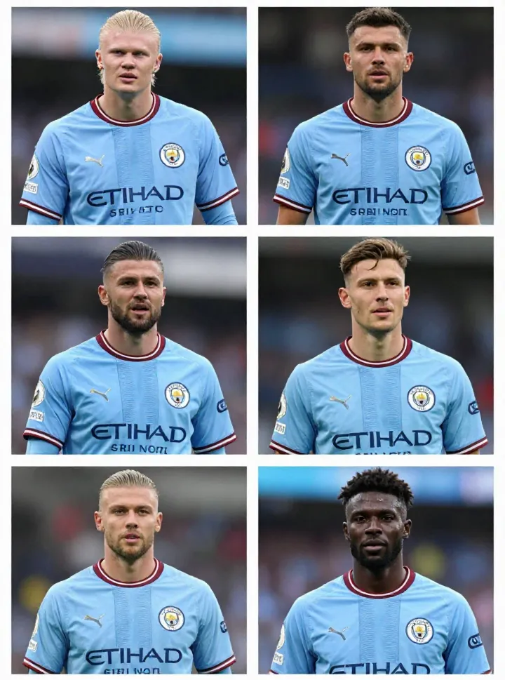 Who were the last 6 players to wear Manchester City’s number nine shirt? 2 Man city players who wore number 9 shirt