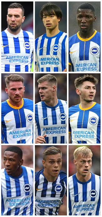 Question of the Day March 2026 18 Brighton & Hove Albion most International Caps won