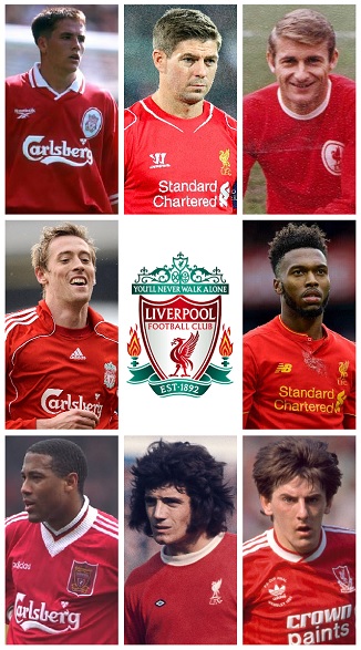 Question of the Day April 2026 24 Liverpool FC England Goalscorers