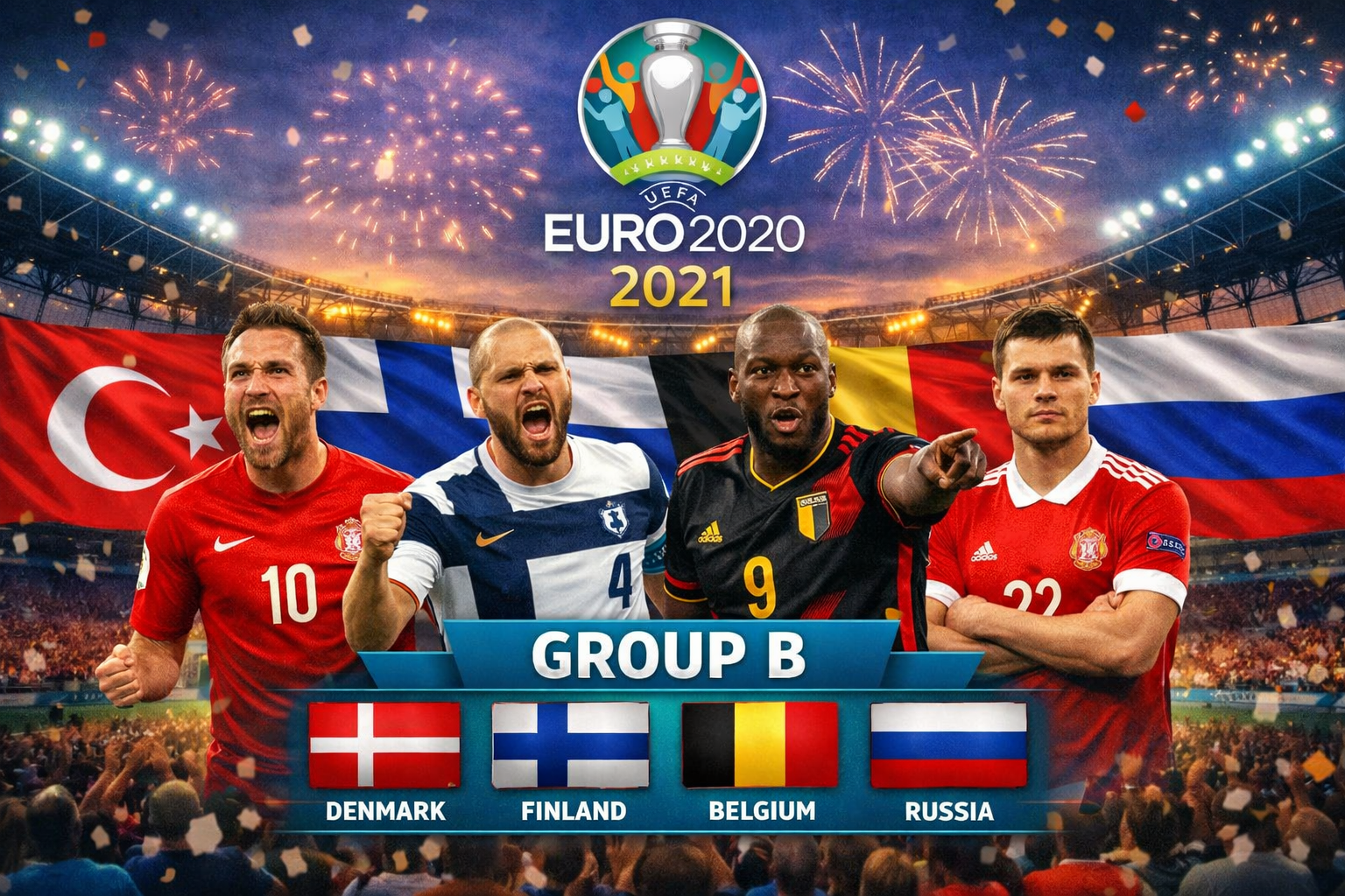Euro 2020: Group B Squads 1 Euro 2020 Group B