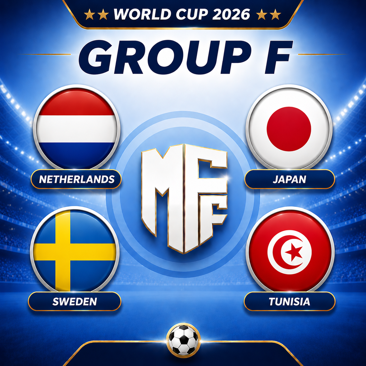 World Cup 2026 Group F: Favourites and Talents to Watch 1 Group F