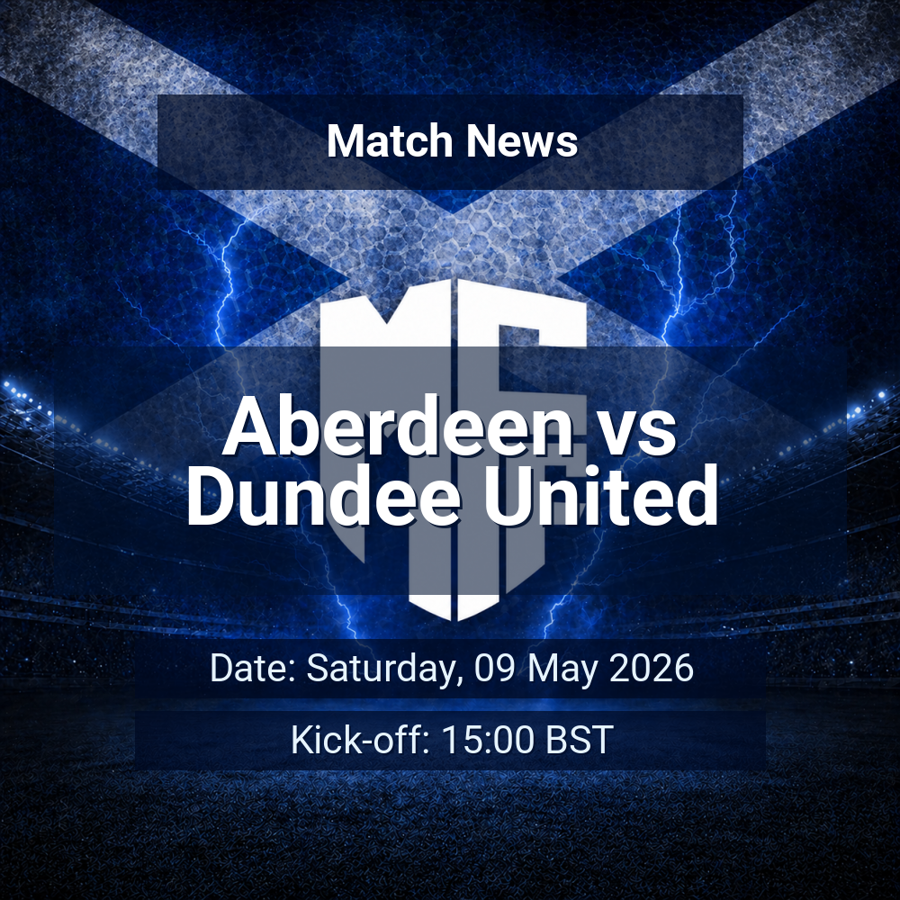 Aberdeen and Dundee United meet again with Pittodrie clash set to test home momentum and United’s away response 1 Aberdeen vs Dundee United
