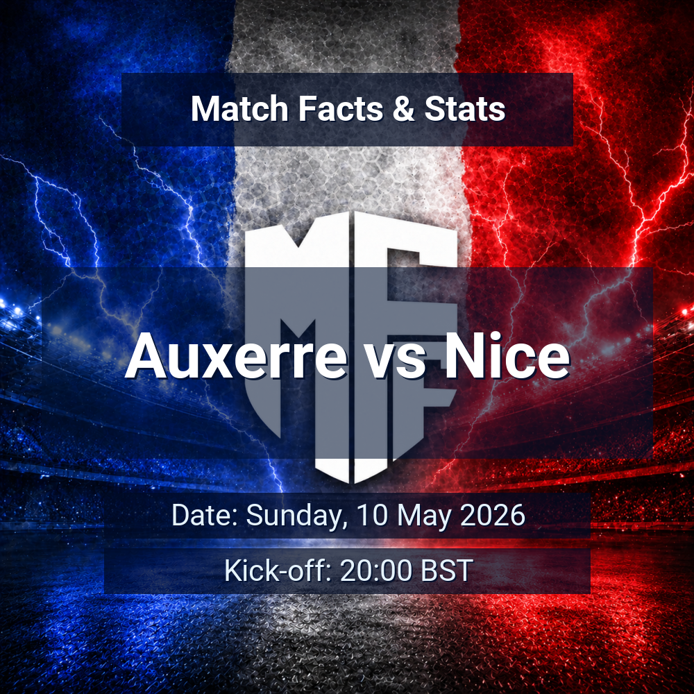 Auxerre vs Nice: Predictions, Betting Odds, Lineups, Preview 1 Auxerre vs Nice