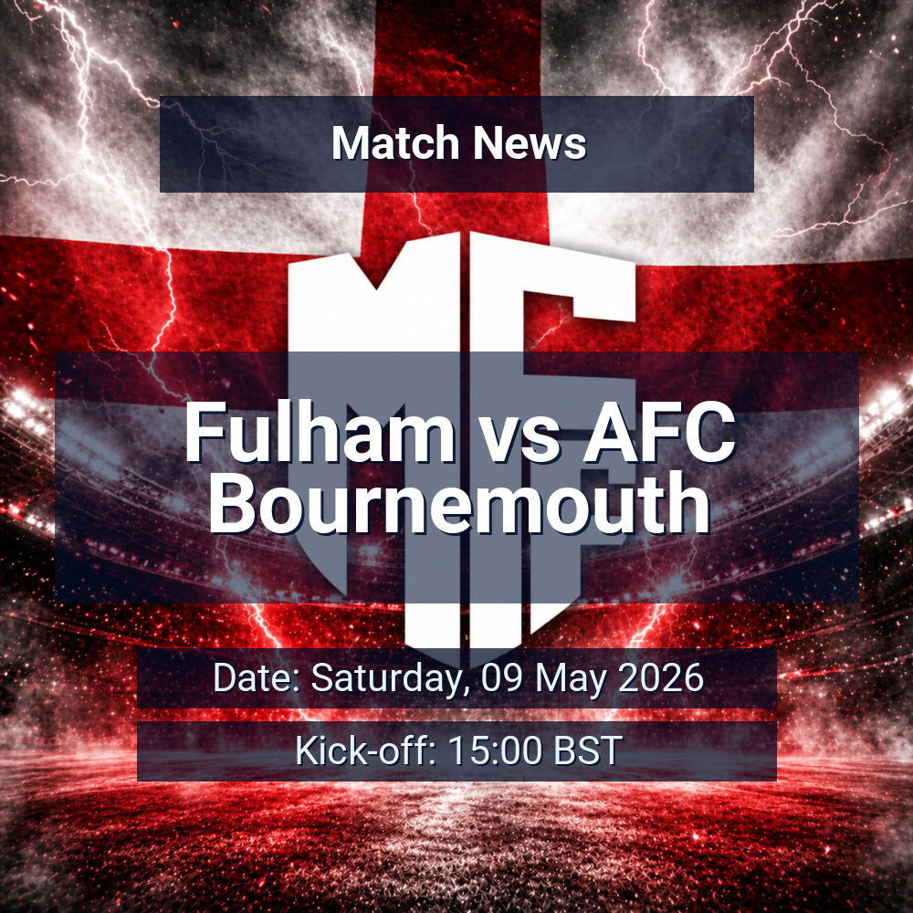 Fulham face Bournemouth test as visitors arrive with momentum and a habit of unsettling bigger sides 1 Fulham vs AFC Bournemouth
