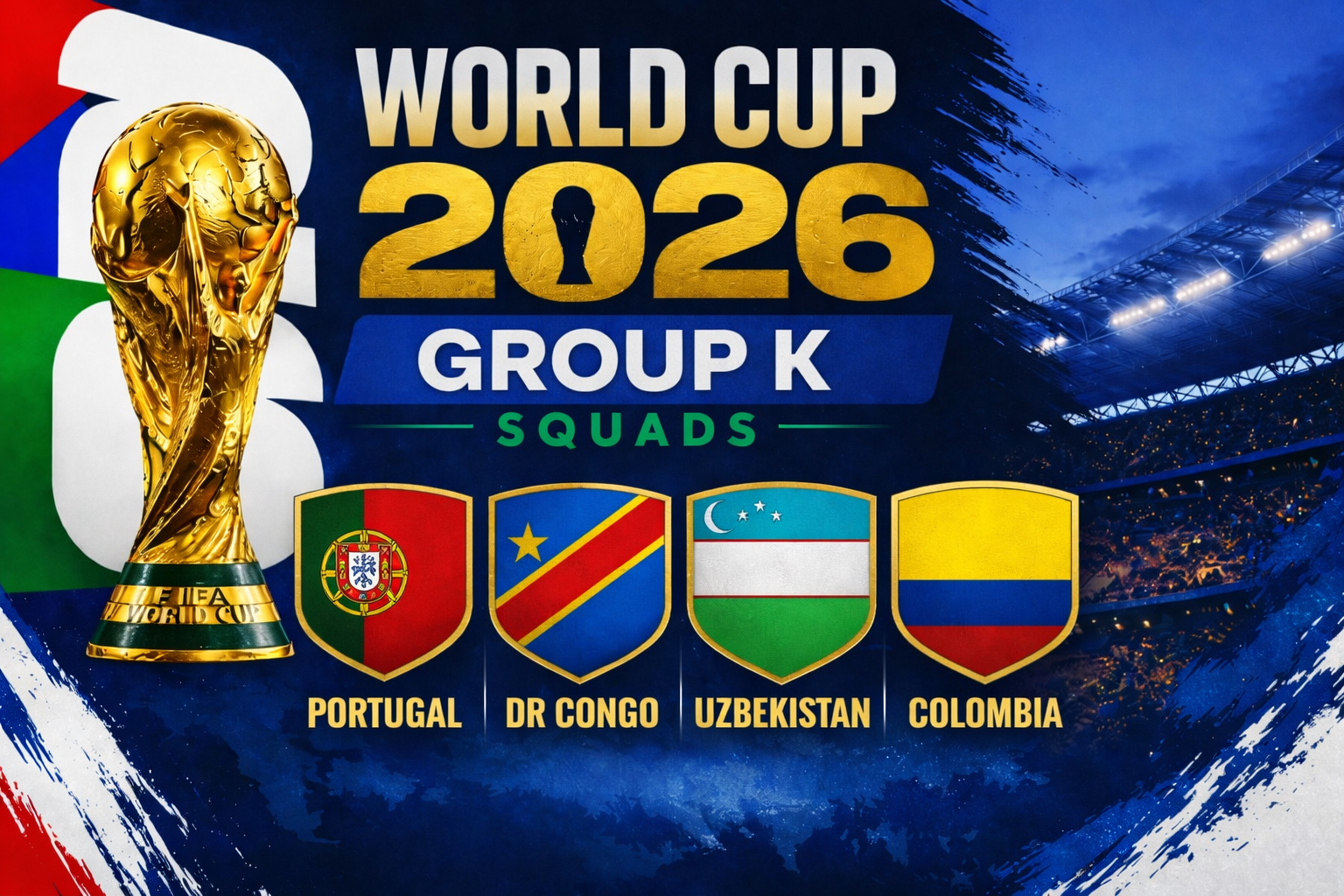 FIFA Word Cup 2026: Group K Squads 1 World Cup Squad Group K