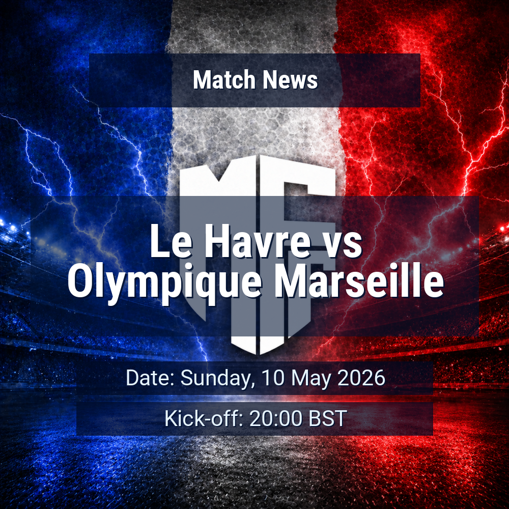 Le Havre’s draw-heavy run meets a wobbling Marseille side in a crucial Ligue 1 test at Stade Océane 1 Le Havre vs Olympique Marseille