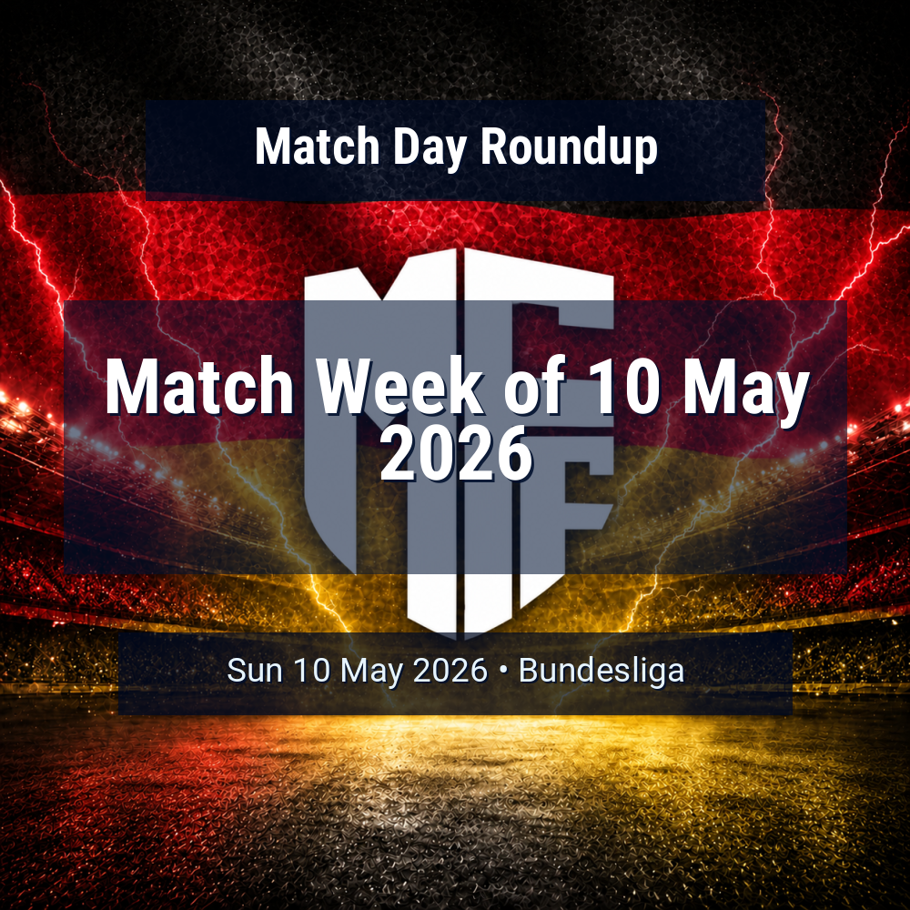 Bundesliga Match Week of 10 May 2026 Predictions: Best Odds and Match Previews 1 vs