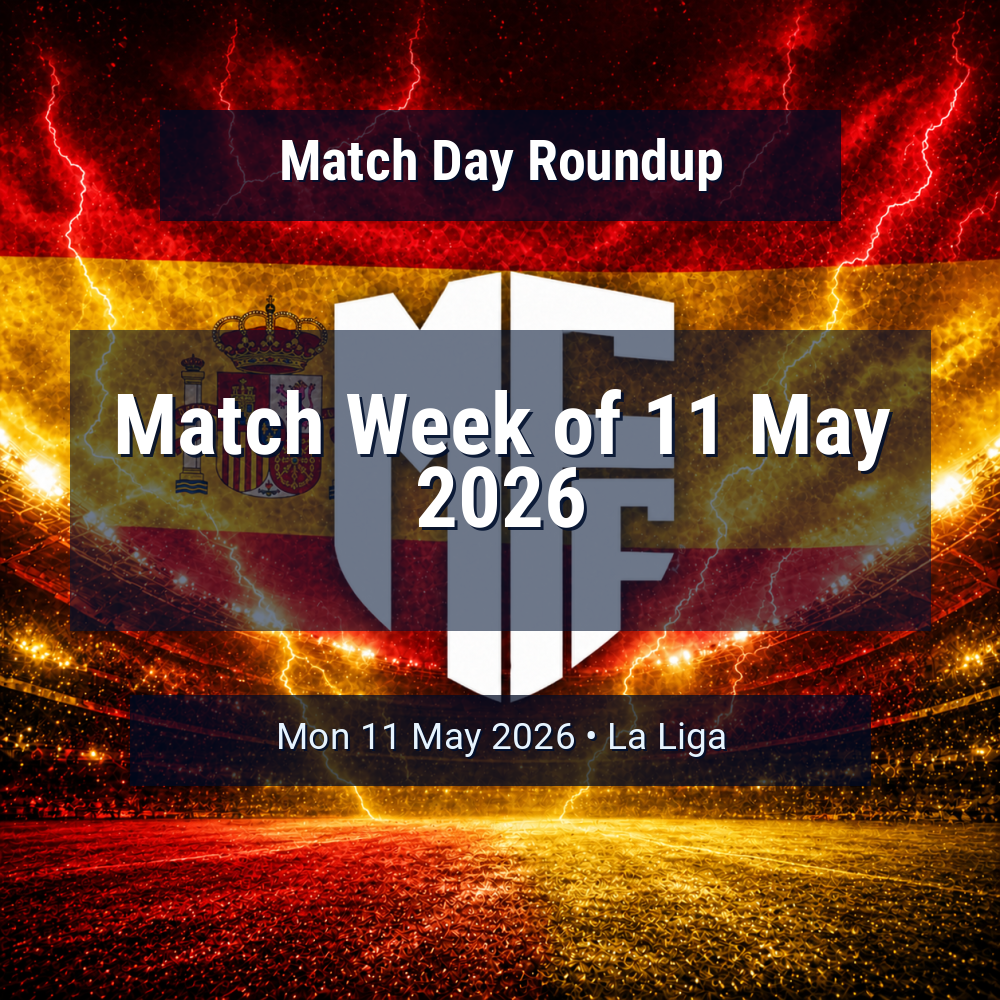 La Liga Match Week of 11 May 2026 Predictions: Best Odds and Match Previews 1 vs