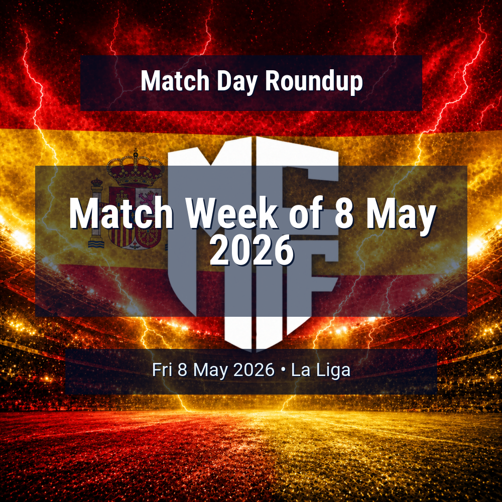 La Liga Match Week of 8 May 2026 Predictions: Best Odds and Match Previews 1 vs