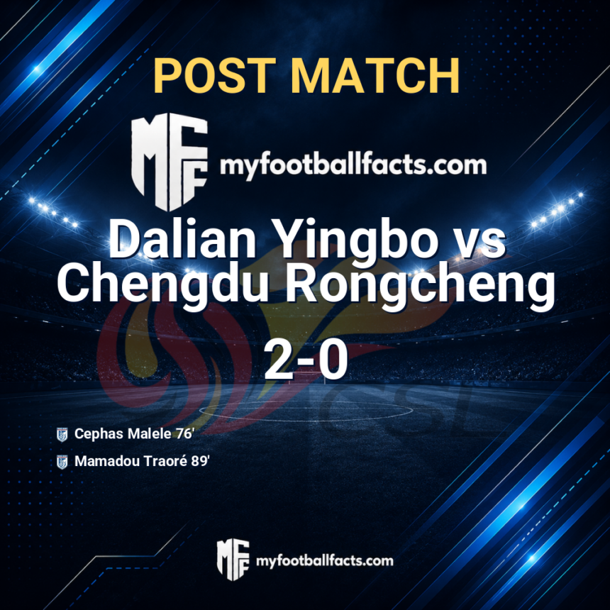 Dalian Yingbo 2-0 Chengdu Rongcheng: Post Match Review, Full-Time Report and Key Moments 1 mff bd post match 121265 60c0ce28a5