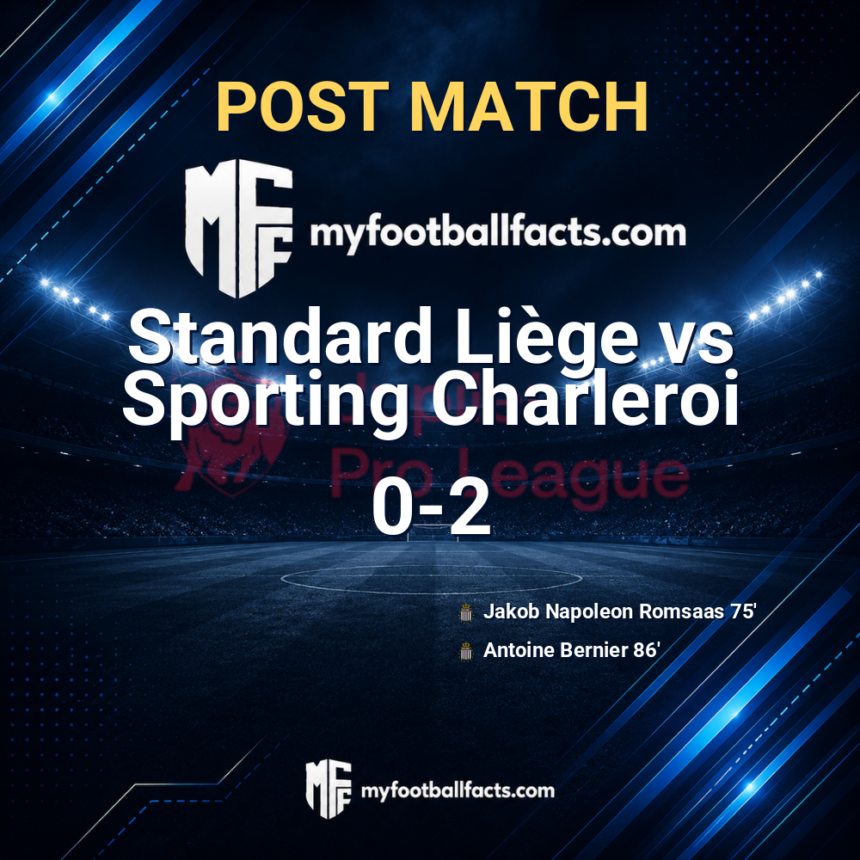 Standard Liège 0-2 Sporting Charleroi: Post Match Review, Full-Time Report and Key Moments 1 mff bd post match 122884 9189e380ce