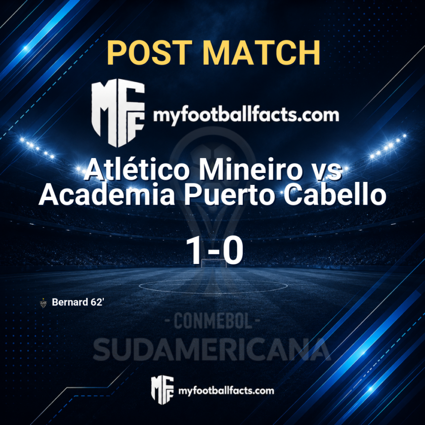 Atlético Mineiro 1-0 Academia Puerto Cabello: Post Match Review, Full-Time Report and Key Moments 1 mff bd post match 127578 a3f0833b6d