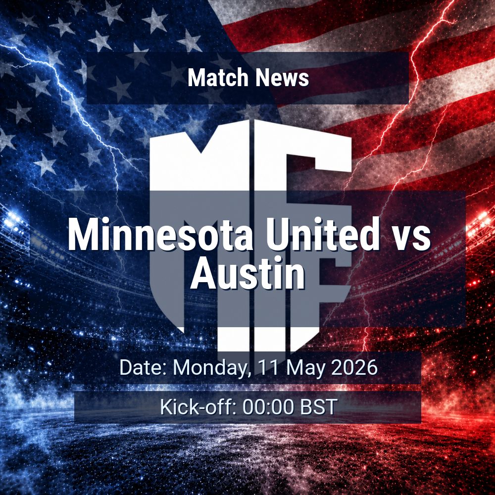 Minnesota United’s home test against Austin shaped by contrasting momentum and familiar tight margins 1 Minnesota United vs Austin