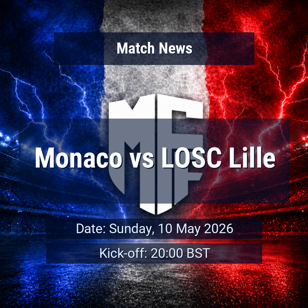 Monaco and LOSC Lille meet in a high-stakes Ligue 1 clash shaped by contrasting momentum 1 Monaco vs LOSC Lille