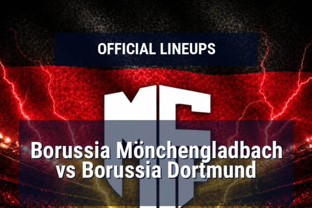 Lineups: Borussia Mönchengladbach vs Borussia Dortmund - Sun 3 May 2026 16:30 BST 6 official lineups 19433756